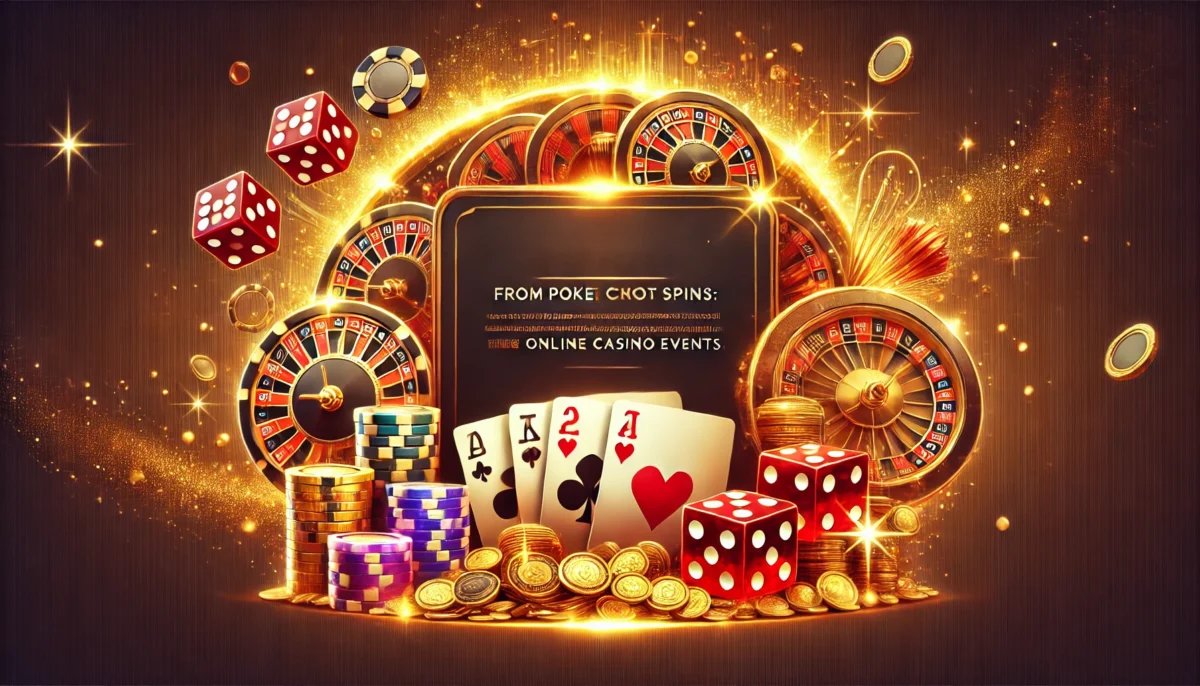 From Poker Nights to Jackpot Spins: The Best Online Casino Events